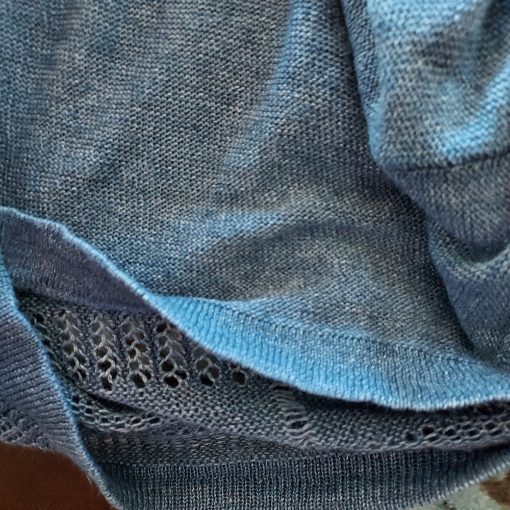 Tommy Bahama Blue Sleeveless Sweater Dress Size S/P - Picture 10 of 11